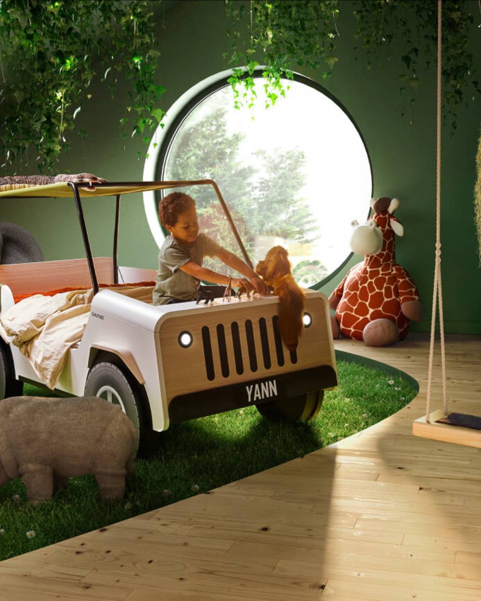 Lit JIIP, ré-interprétation du lit-voiture Gautier