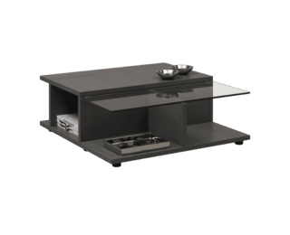Table basse Adulis avec un plateau en verre