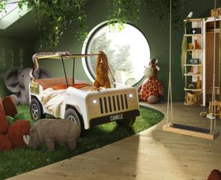 Lit + plaque personnalisable Jiip