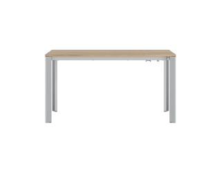 Table Extenso petit format pieds aluminium